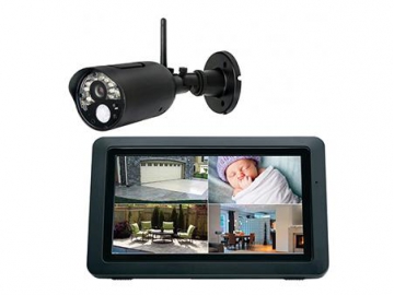 Kit de videovigilancia con pantalla HD (720P) pantalla 7 pulgadas