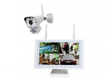 Sistema CCTV circuito cerrado de televisión, 4 canales