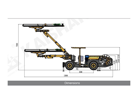 Perforadora hidráulica de martillo en cabeza KJ421 – para túneles, Tunnel Drilling Equipment
