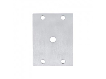 Placa de montaje, acero inoxidable