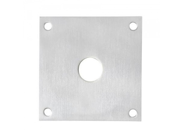 Placa de montaje, acero inoxidable