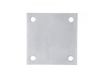 Placa de montaje, acero inoxidable