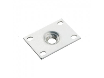Placa de montaje, acero inoxidable