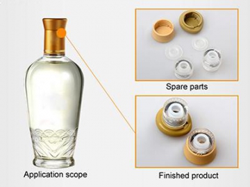 Sistema de montaje automatizado para tapas de botellas de vino