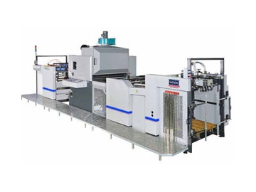 Máquina laminadora con múltiple film OPP