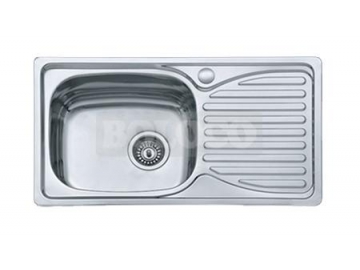 Fregadero de cocina de una tina de acero inoxidable BL-905