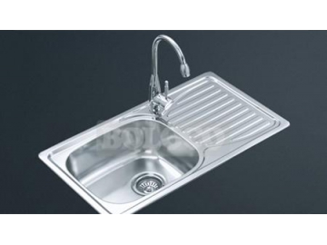 Fregadero de cocina de una tina de acero inoxidable BL-905