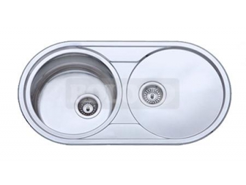 Fregadero de una ponchera de acero inoxidable (corte por láser) BL-832B