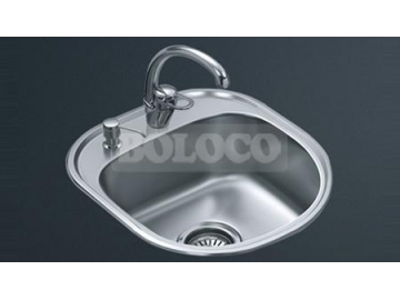 Fregadero de una ponchera de acero inoxidable BL-619