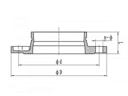 Adaptador de brida ranurada ANSI 125/150