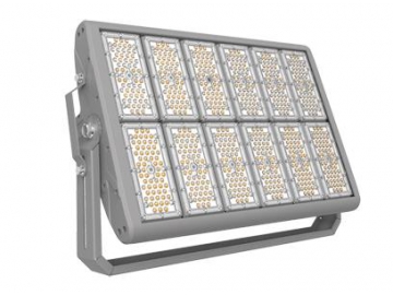 Reflector LED de doce módulos de 600 Watt