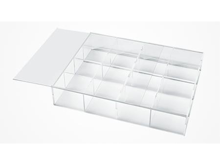 Organizador de acrílico para artículos de librería
