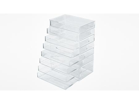Organizador de acrílico para artículos de librería