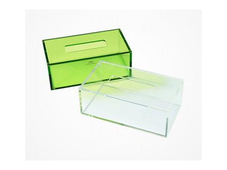 Caja de acrílico para pañuelos descartables