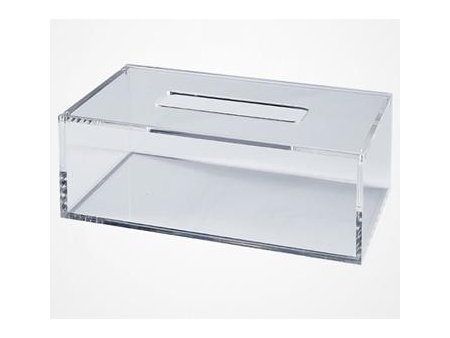 Caja de acrílico para pañuelos descartables
