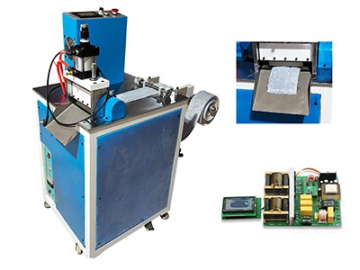 Máquina de corte por ultrasonidos para almohadilla de fregona