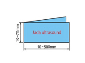 Máquina de corte por ultrasonidos para etiquetas