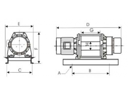 Cabrestante Eléctrico, 2000-3500KG