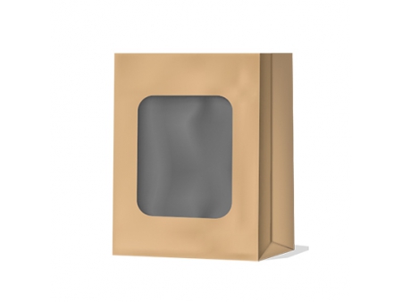 Máquina para fabricar bolsa de papel con fondo cuadrado con ventana