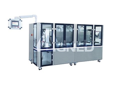 Máquina automática para la producción de película delgada oral