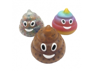 Bola Squishy con Forma de Popó, Rellena de Bolitas de Gel; Pelotas Antiestrés; Pelotas Personalizadas; Pelotas Apretables Bola Squishy con Forma de Popó, Rellena de Bolitas de Gel; Pelotas Antiestrés; Pelotas Personalizadas; Pelotas Apretables