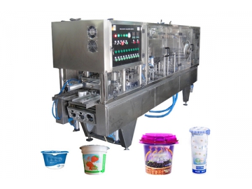 Máquina llenadora de vasos plásticos