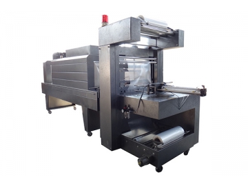 Máquina empaquetadora con film termoretráctil semiautomática
