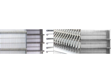 Banda Transportadora Metálica, Tipo Eyelink; Bandas Modulares y no Modulares Eye Link
