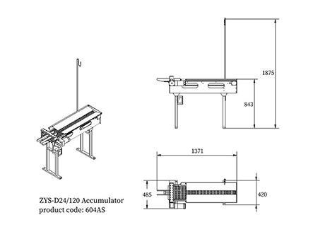 Acumulador de Huevos 604AS