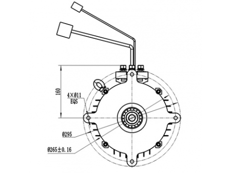 Motor de Tracción 6000-11000W (Sin Escobillas), TZ210BX-T