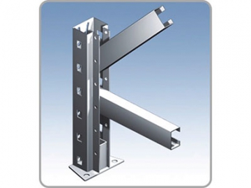 Poste de rack, montante de rack