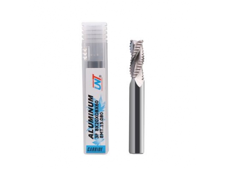 Fresa de extremo de 3 filos EMT15 (para aluminio, para desbaste)