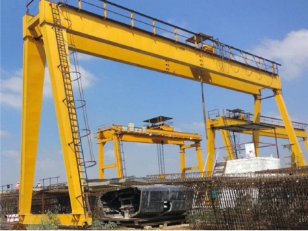 Grúa pórtico de construcción para puentes