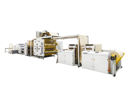 Máquina para hacer bolsas de papel con fondo cuadrado, tipo rollo continuo, SBH330B DL02 Máquina para hacer bolsas de papel con fondo cuadrado, tipo rollo continuo, SBH330B DL02