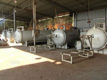 Hornos de vacío, Secadero al Vacío de 25m 3   (Horno para secado de madera en grandes secciones)