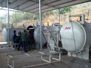 Horno de vacío, Secadero al Vacío de 30m 3   (Horno para resecado de madera)