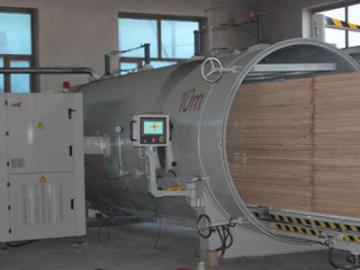 Horno de vacío, Secadero al Vacío de 30m 3   (Horno para resecado de madera)