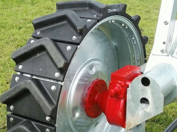 Rueda para Pivote  (Rueda sin Aire para Sistema de Irrigación)