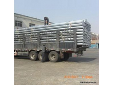 Tubo de riego  (Acero galvanizado en caliente)