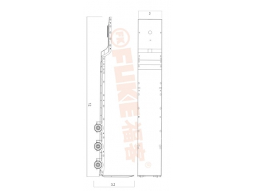 Semirremolque de cama baja, FK35-1303G