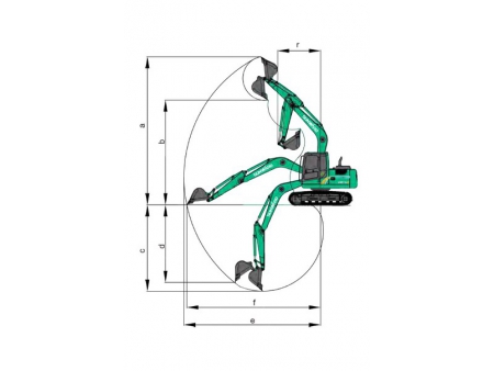 Excavadora Compacta, SWE100E; Excavadoras Pequeñas