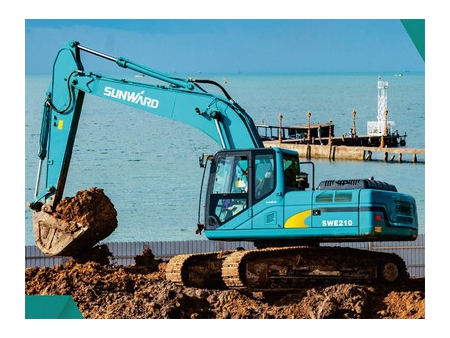 Excavadora Media, SWE210; Maquinaria de Construcción