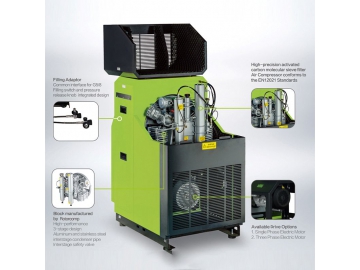 Compresor de Aire Respirable Estacionario (Super Silencioso)