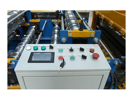 Perfiladora de panel de techo YX29-815 (teja esmaltada), Máquina perfiladora de techo, Máquina de perfilado de techo metálico