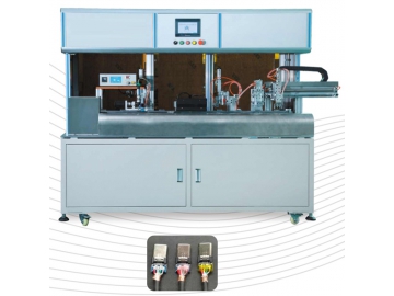 Máquina de montaje de hojalata y pegamento UV