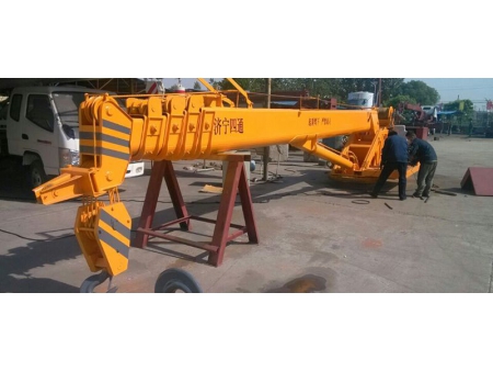 Grúa de pluma telescópica de 12T STSQ12CZ, Grúa marina, Grúa telescópica marina
