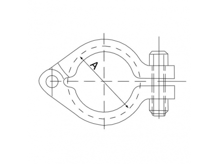 Abrazadera Clamp, de Perno Único; Abrazaderas Sanitarias