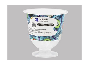 Vaso/copa de plástico IML de 120ml, CX041B
