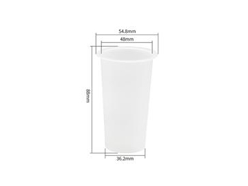 Vaso con cuchara y tapa IML de 100ml IML (para helado), CX132