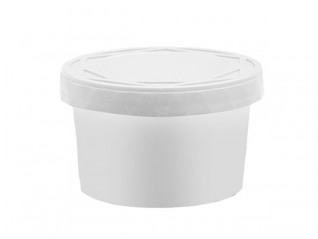 Vaso con cuchara y tapa IML de 100ml IML (para helado), CX132